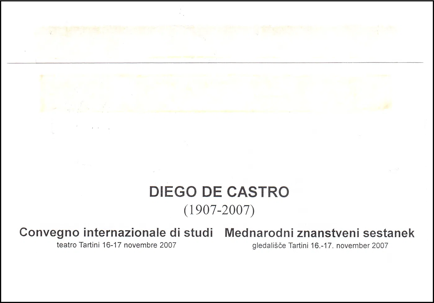 DIEGO DE CASTRO 1907 - 2007